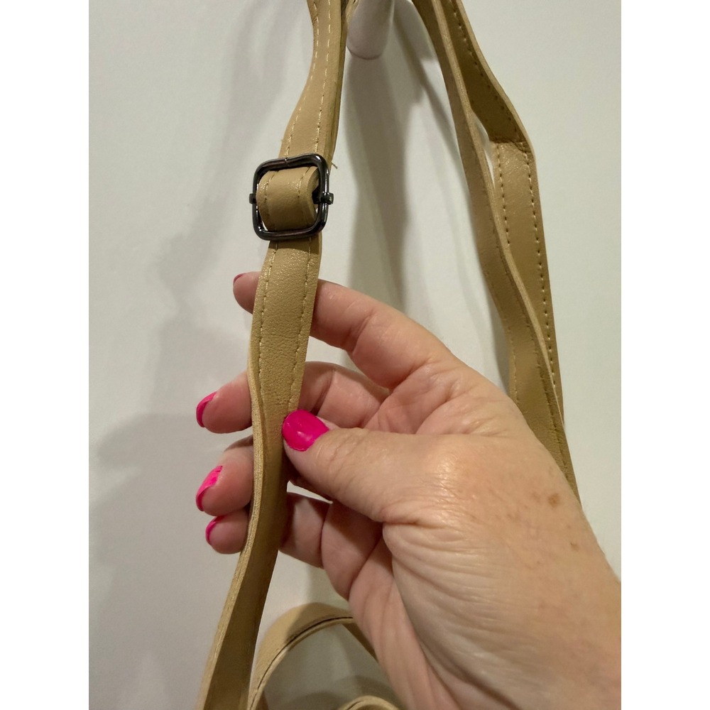 Unbranded Weekend Canvas Tote Bag Womens OS Cream Good Crossbody Strap Graphic - Picture 7 of 7
